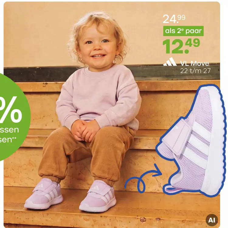 Promotie: VL Move Sneakers paars