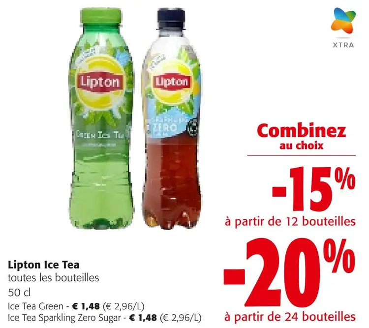 Offre: Toutes les bouteilles Lipton Ice Tea