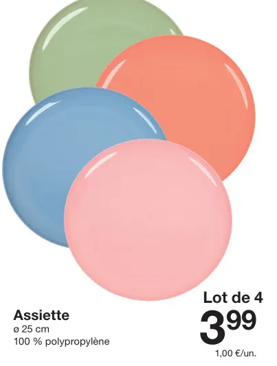 Offre: Assiette