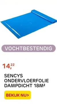 Aanbieding: SENCYS ONDERVLOERFOLIE DAMPDICHT