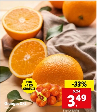 Offre: Oranges XXL