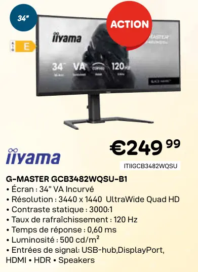 Offre: G-master gcb3482wqsu-b1