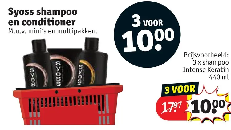 Promotie: Shampoo en conditioner