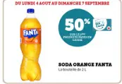 Offre: Soda Orange Fanta
