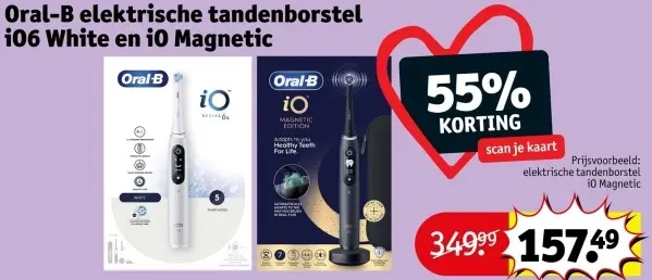 Aanbieding: Elektrische tandenborstel iO6 White en iO Magnetic