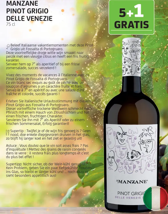 Aanbieding: Manzane pinot grigio delle venezie