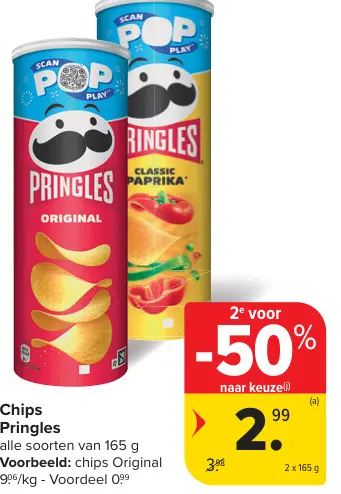 Promotie: Pringles