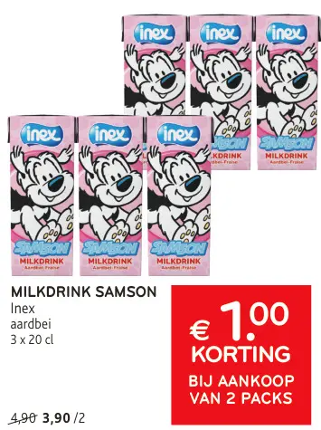 Promotie: Milkdrink Samson