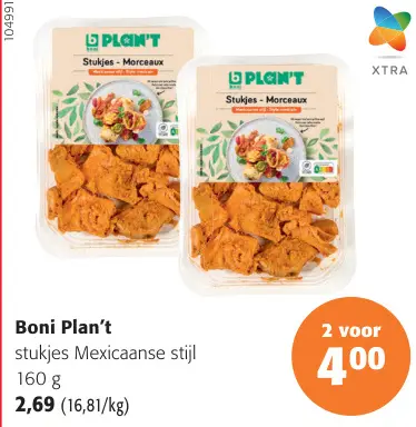 Promotie: stukjes Mexicaanse stijl