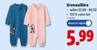 Offre: Grenouillère