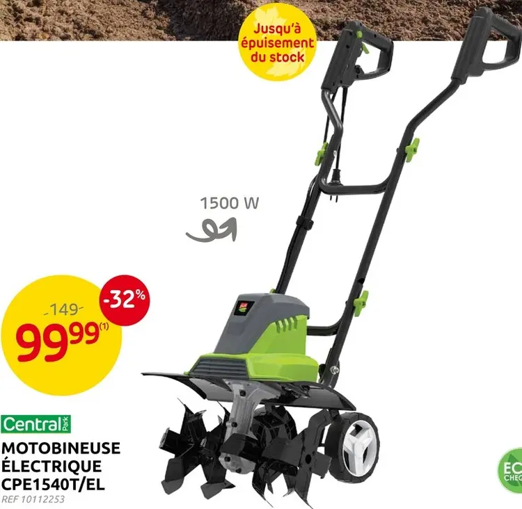 Offre: Motobineuse électrique