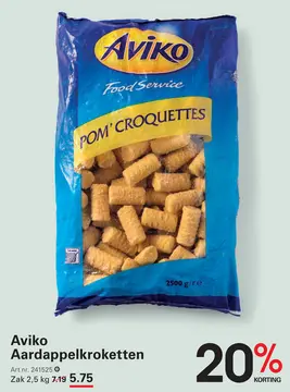 Aanbieding: Aviko Aardappelkroketten