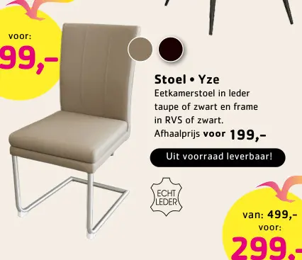 Promotie: Stoel
