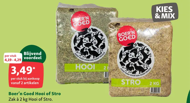 Aanbieding: Hooi of Stro