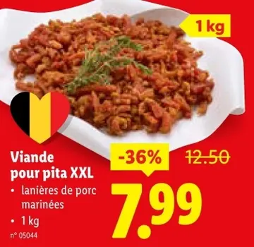 Offre: Viande pour pita XXL