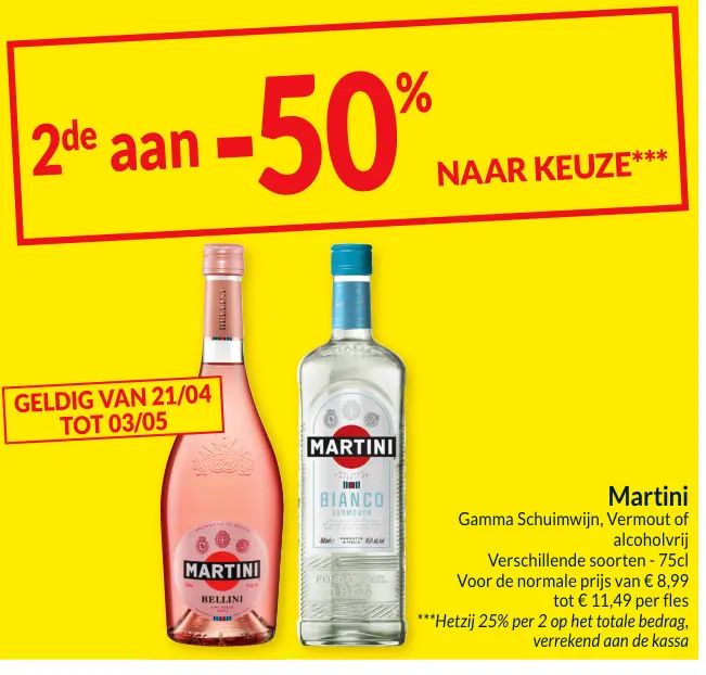Promotie: Martini