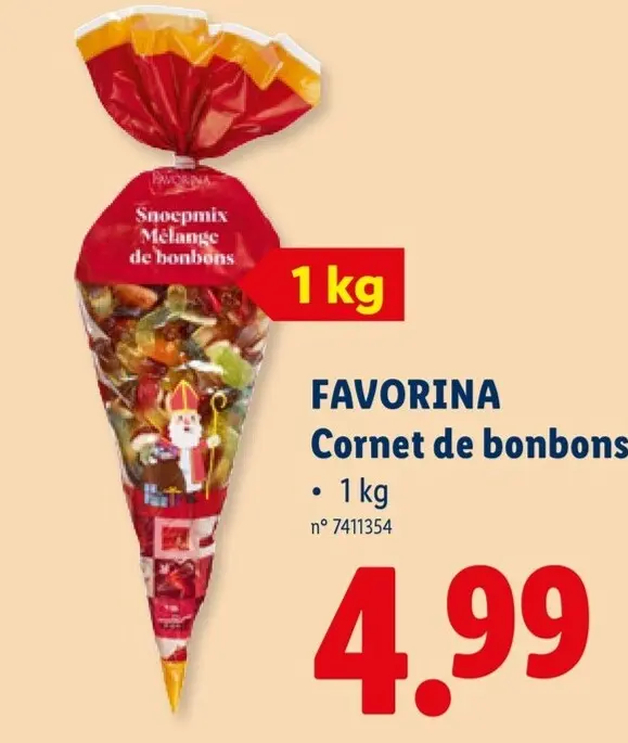 Offre: Favorina Cornet de bonbons