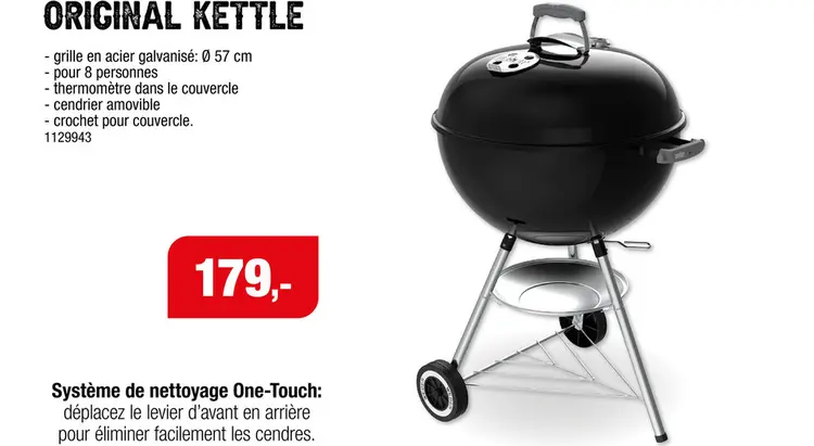 Offre: Weber Original Kettle 57cm