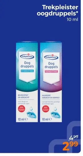 Aanbieding: Trekpleister oogdruppels