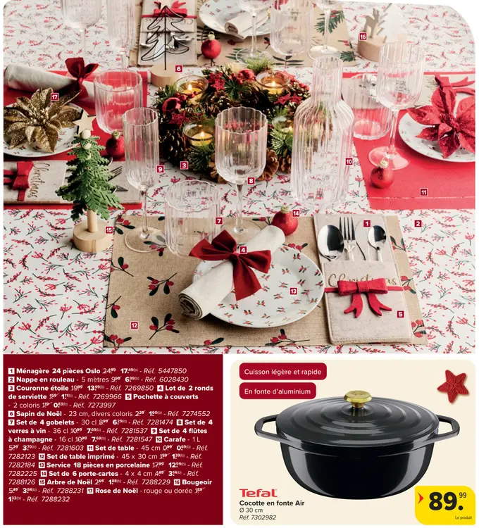 Offre: Vaisselle de Noël