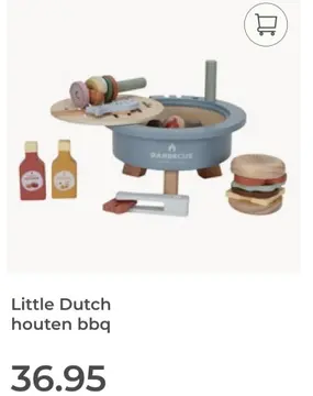 Aanbieding: Little Dutch houten bbq