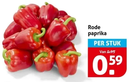 Aanbieding: Rode paprika