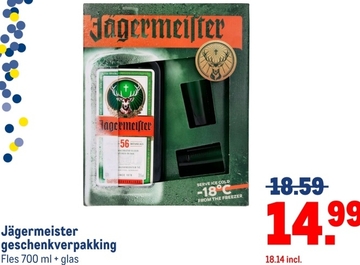 Aanbieding: Jägermeister geschenkverpakking