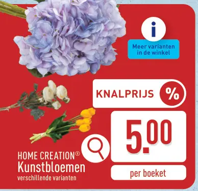 Promotie: Kunstbloemen
