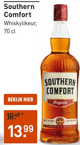Aanbieding: Southern Comfort 70CL