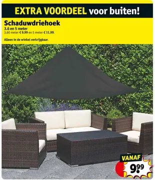 Aanbieding: Schaduwdriehoek