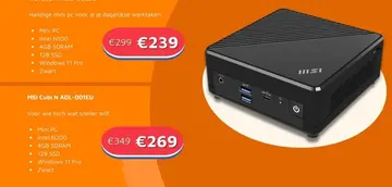 Aanbieding: MSI Cubi N ADL-001EU