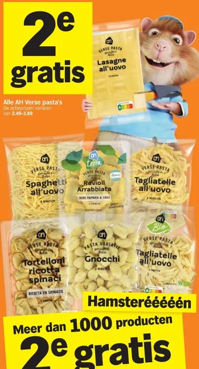Aanbieding: AH Verse pasta's