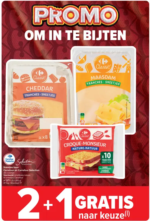 Promotie: Sneetjes kaas