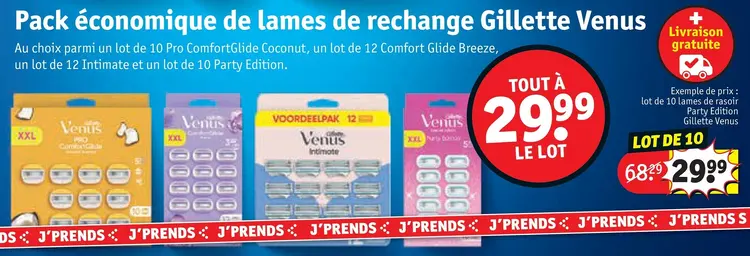 Offre: Pack économique de lames de rechange