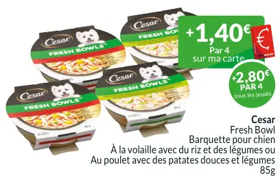 Offre: Fresh Bowl Barquette pour chien