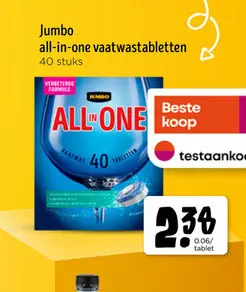 Promotie: All-in-one vaatwastabletten
