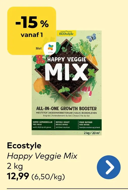 Promotie: Ecostyle Happy Veggie Mix
