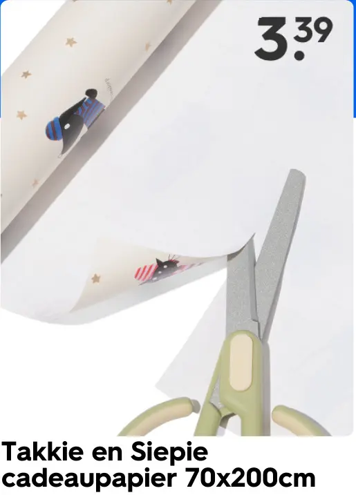 Aanbieding: Takkie en Siepie cadeaupapier