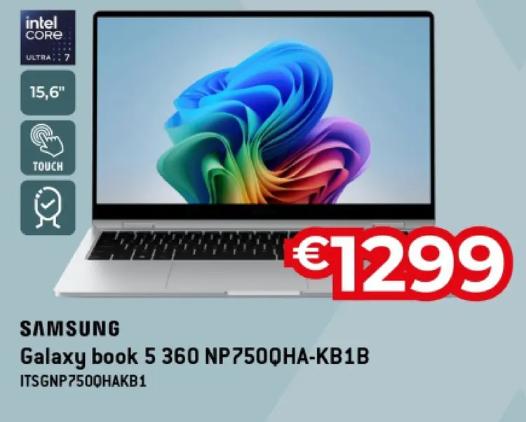 Promotie: Galaxy book 5 360 NP7500HA-KB1B