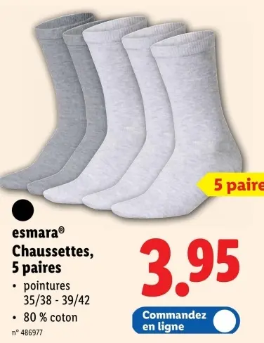 Offre: Chaussettes