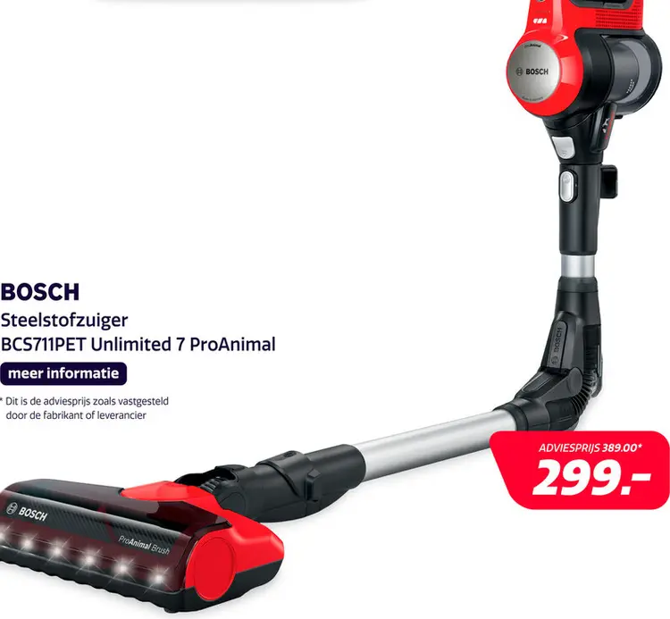 Aanbieding: Bosch BCS711PET Unlimited 7 ProAnimal