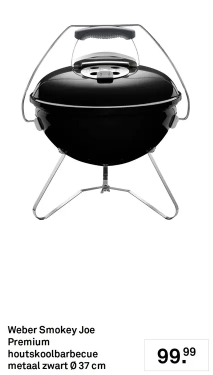 Aanbieding: Smokey Joe Premium houtskoolbarbecue