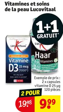 Offre: Vitamines et soins de la peau Lucovitaal