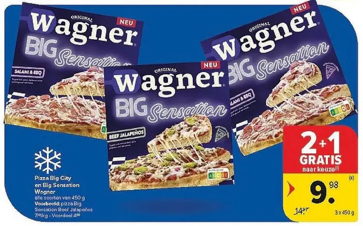 Promotie: Pizza Big City en Big Sensation