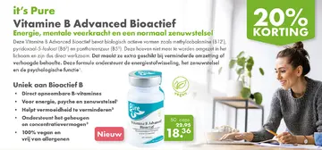Aanbieding: Vitamine B Advanced Bioactief