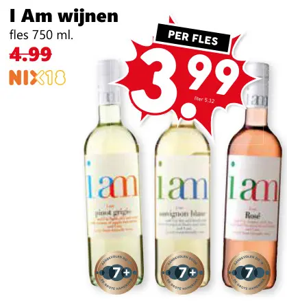 Aanbieding: I Am wijnen