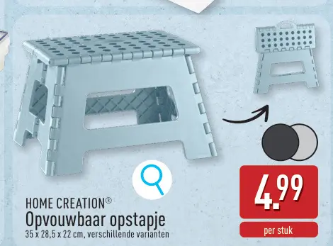 Promotie: Opvouwbaar opstapje