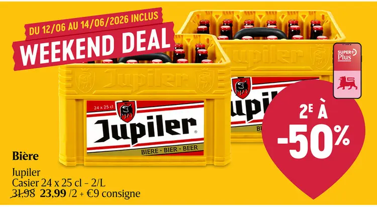 Offre: Bière Jupiler