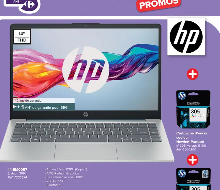 Offre: HP Laptop 14-EM0057