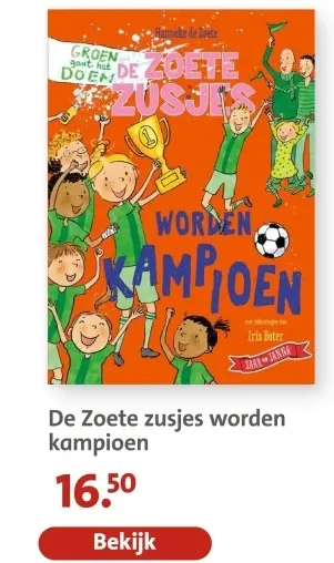 Aanbieding: De Zoete zusjes worden kampioen